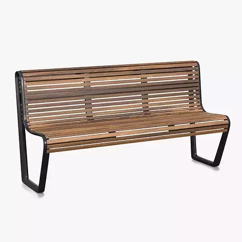 Modern Street Bench - Street Furniture