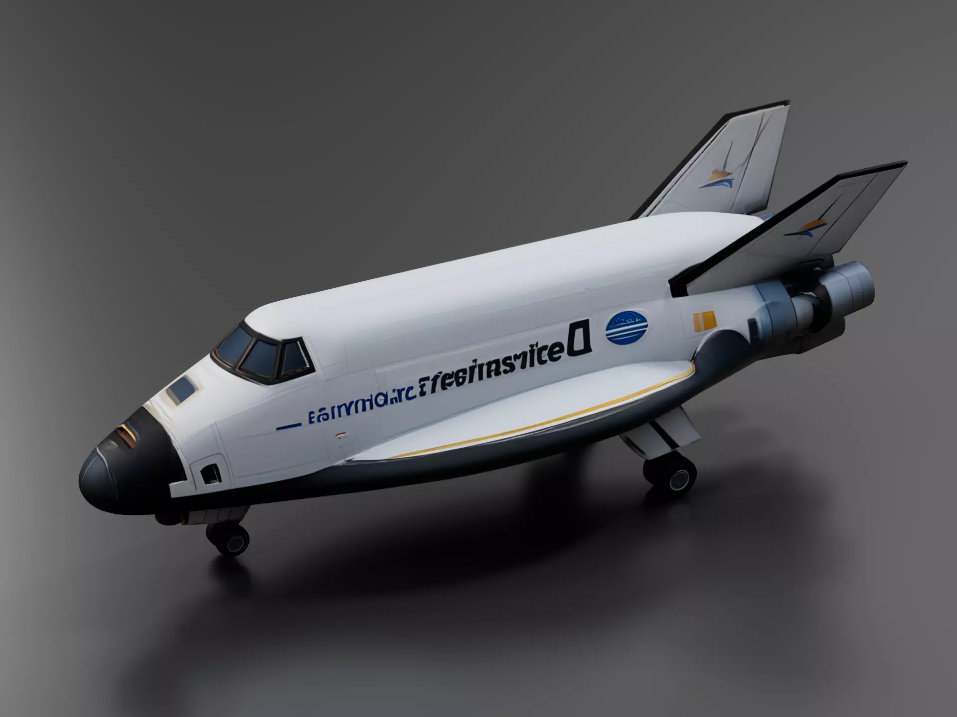 Dream Chaser Lifting Body Spaceplane 3D print model