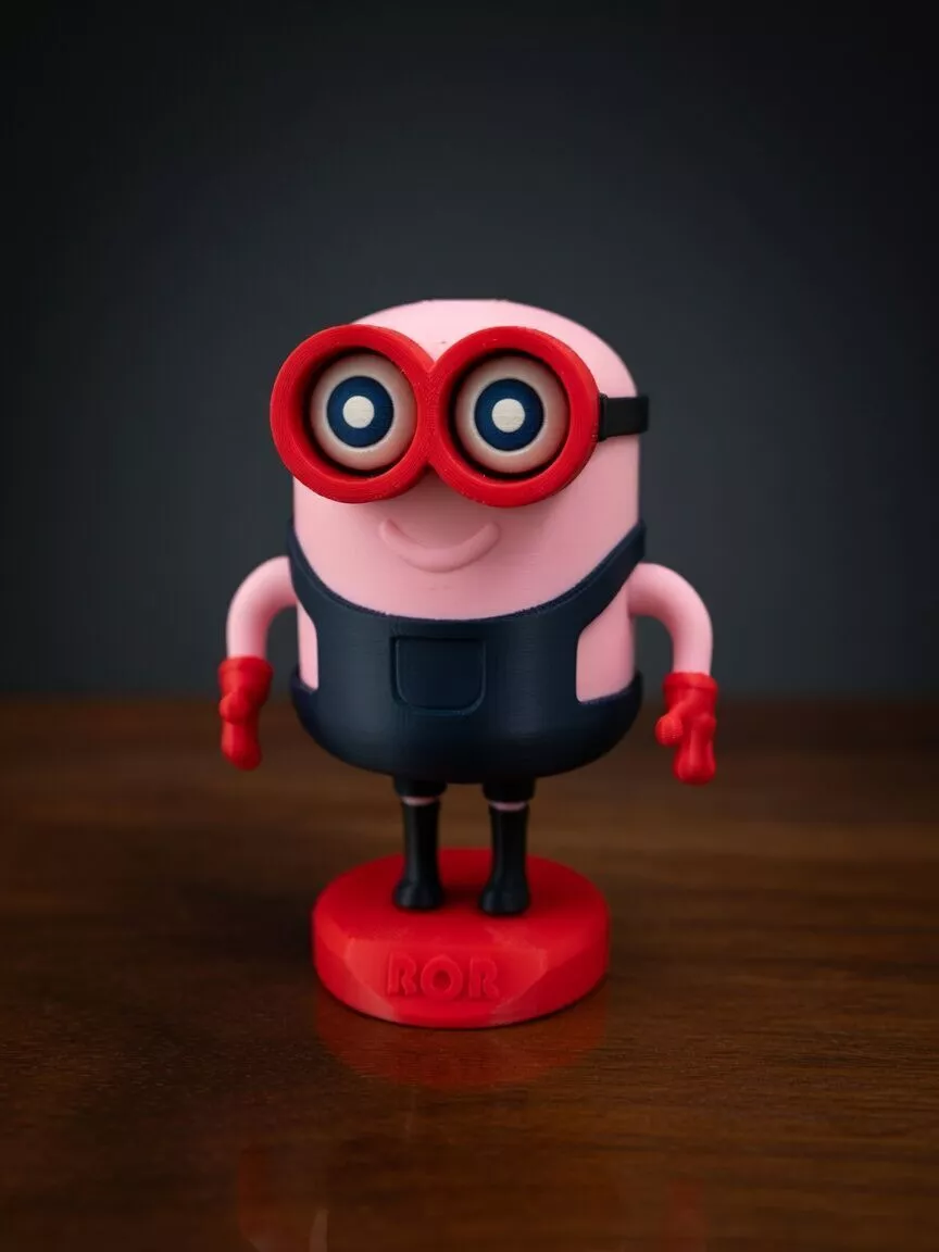 Minion Bob Designer Figure Cartoon Collectible No AMS Required 3D print model