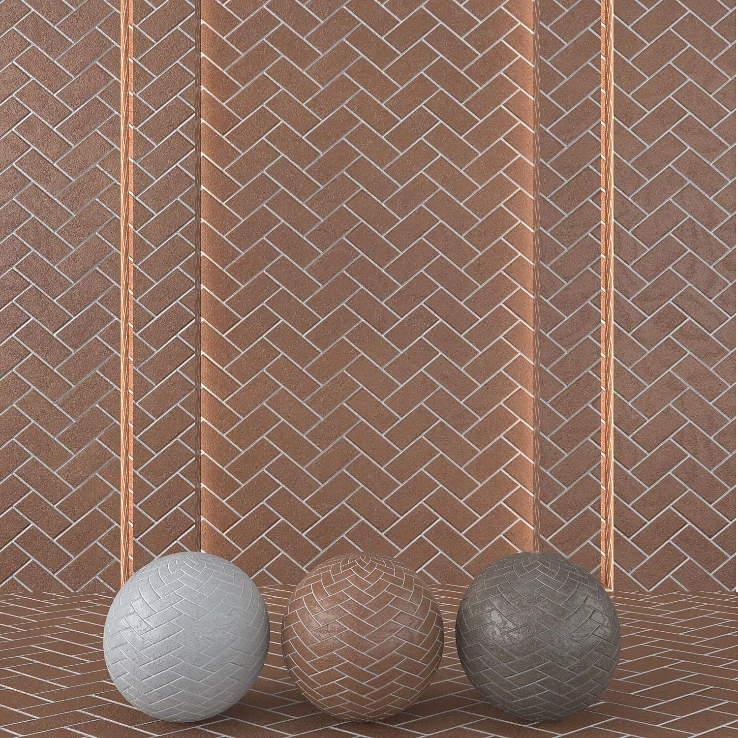 Mosaic Pavers Floor Texture