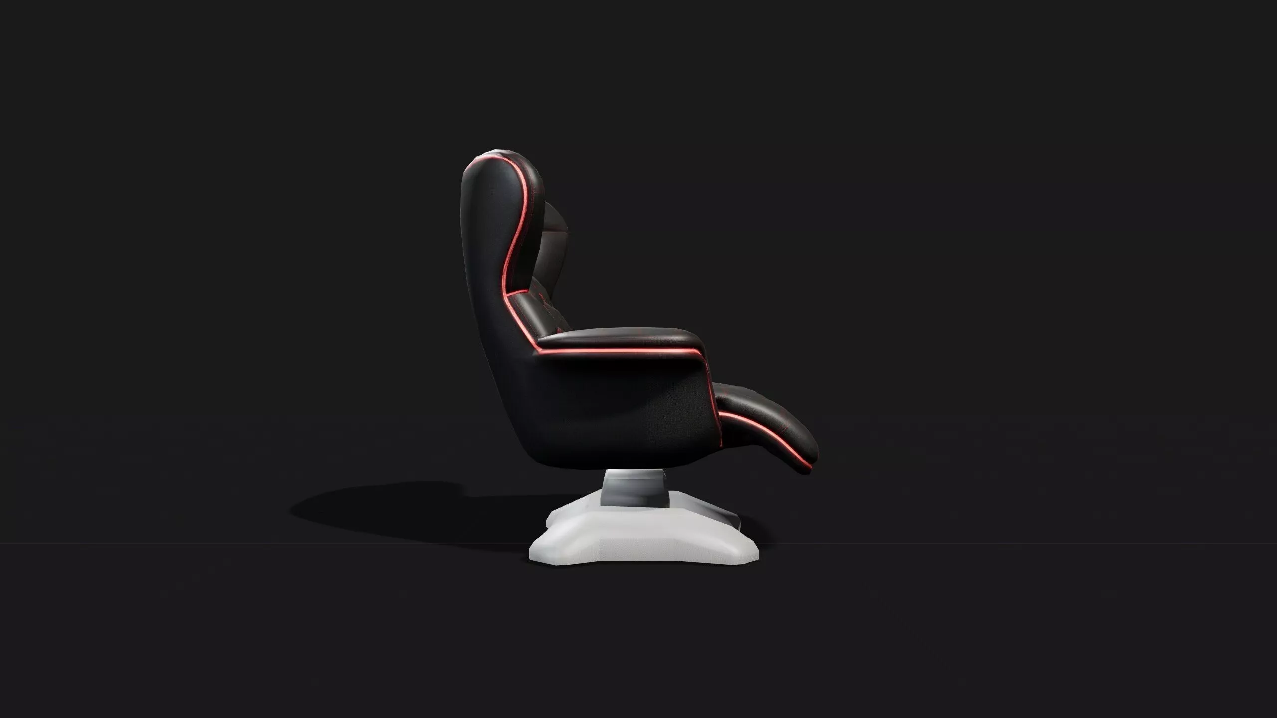 Gaming chair Free low-poly 3D model