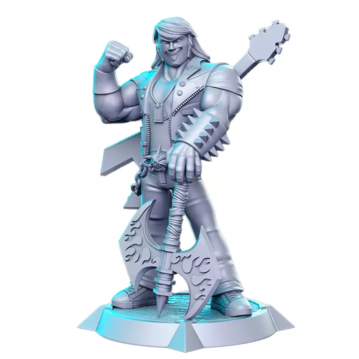 Eddie Rigs Brutal Legend I - Scale Tabletop Model 3D print model