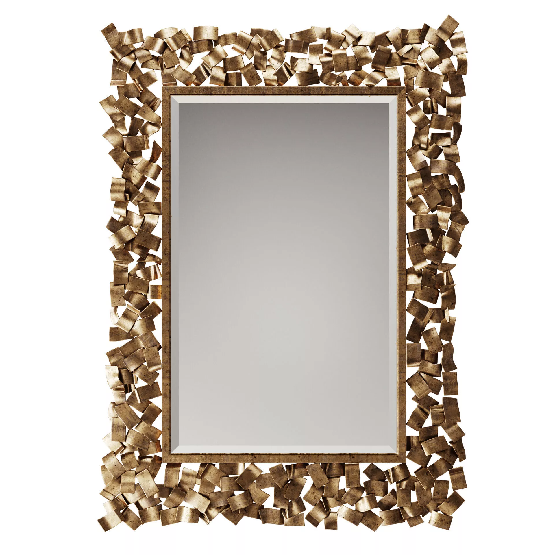 Willa Arlo Interiors Metal Rectangle Wall Mirror 3D model