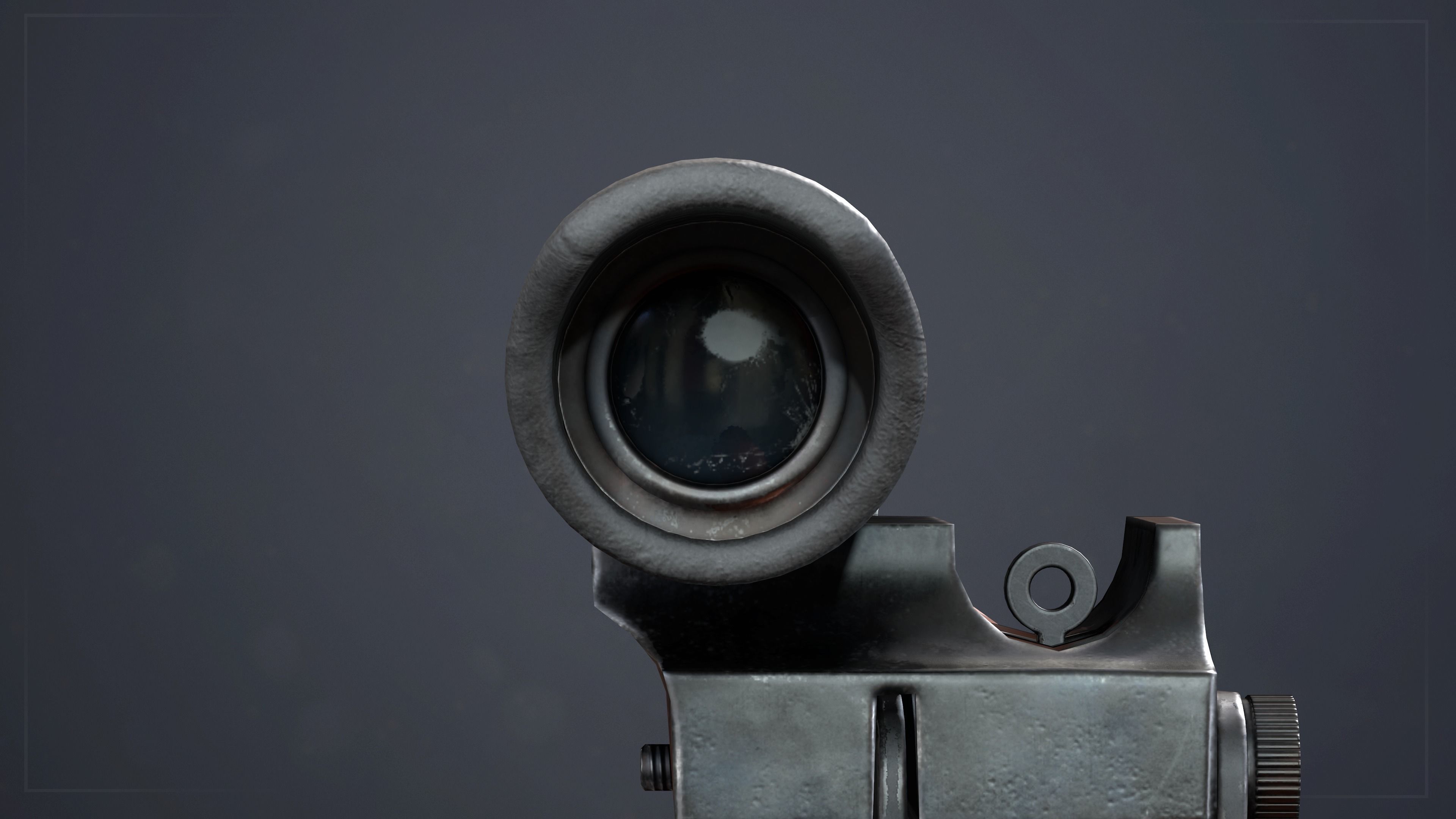 PBR M1 Garand and Attachments Low-poly 3D model_10