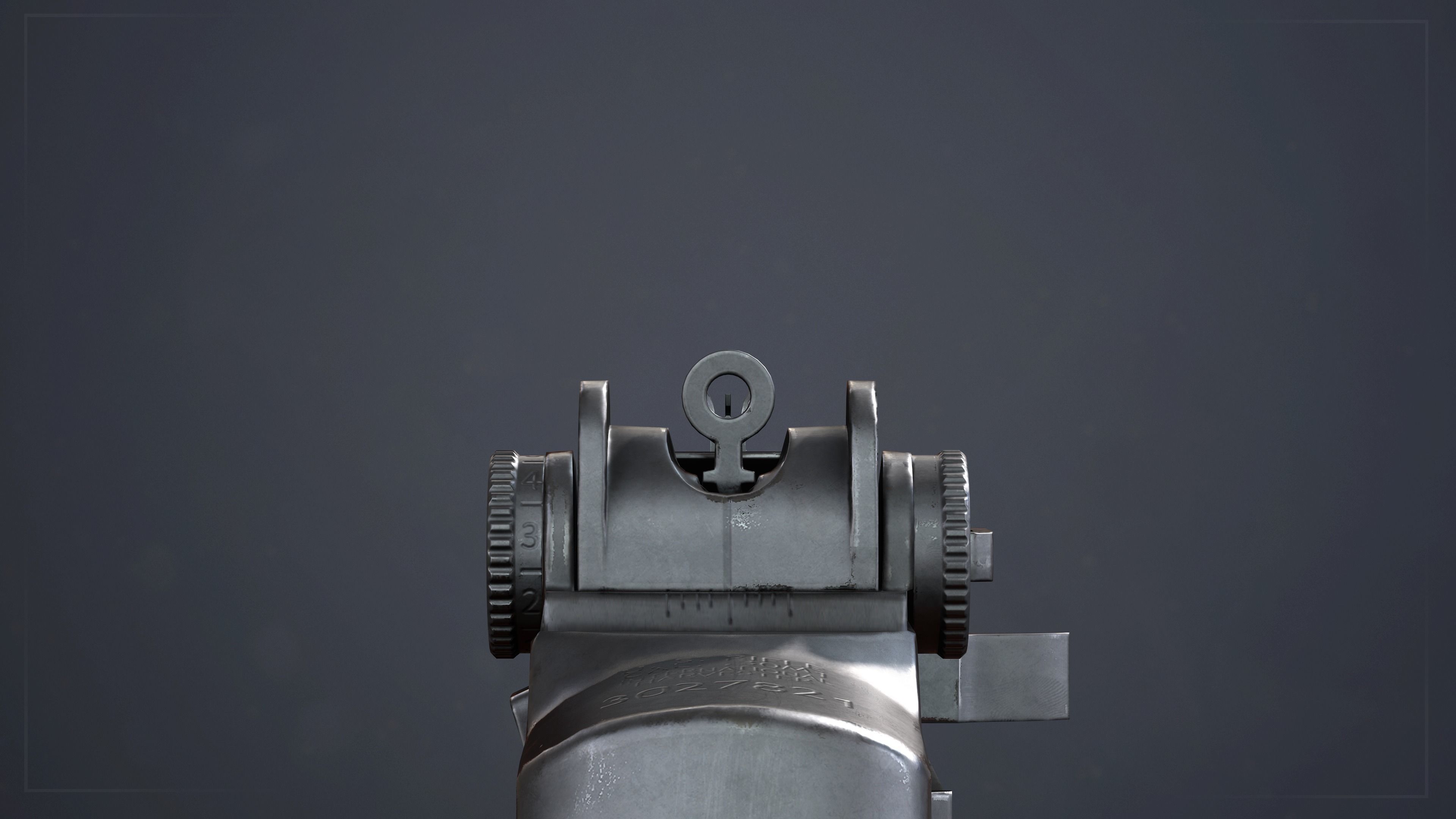 PBR M1 Garand and Attachments Low-poly 3D model_8