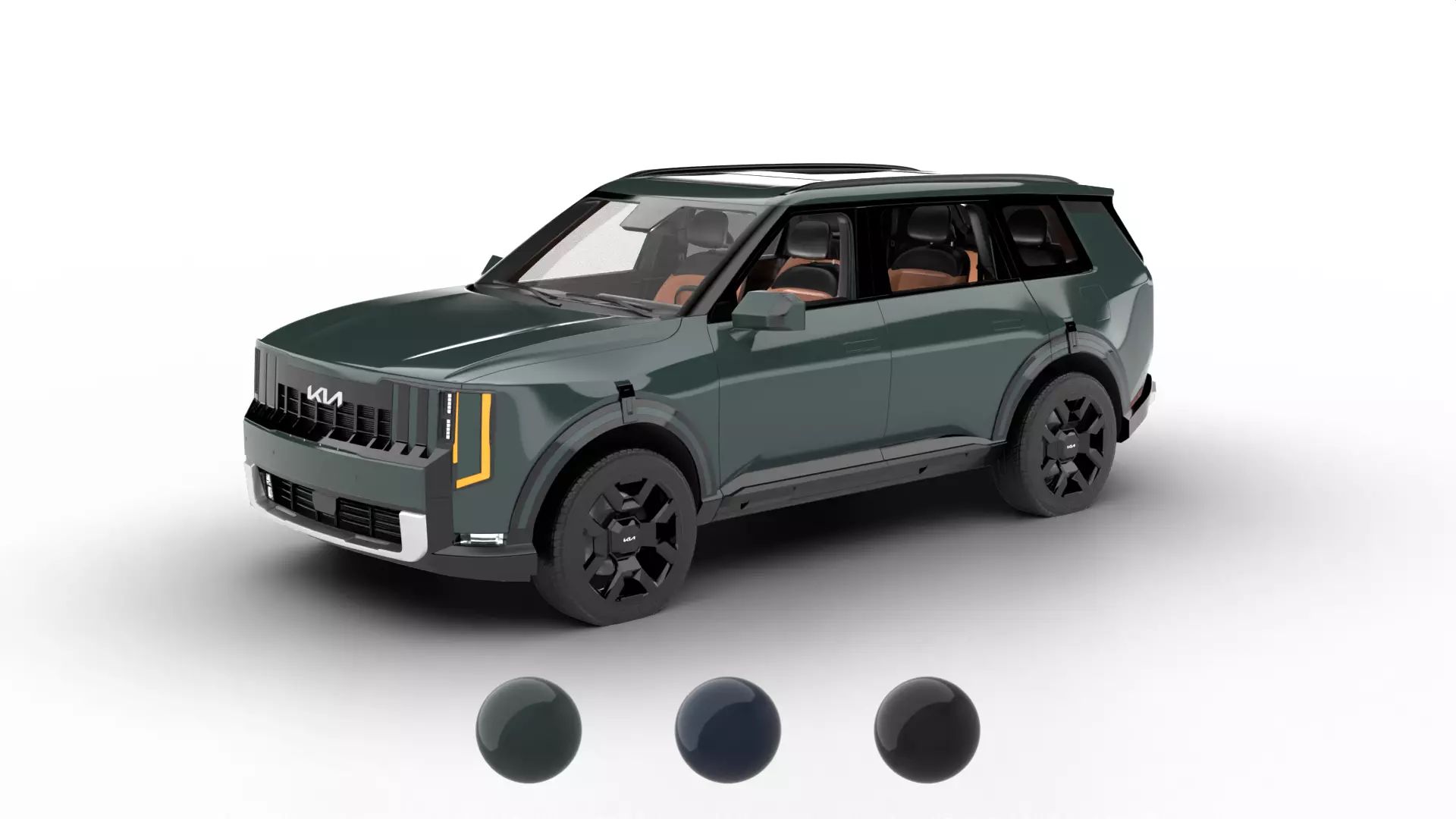 Kia Telluride SX 2026 3d model 3D model