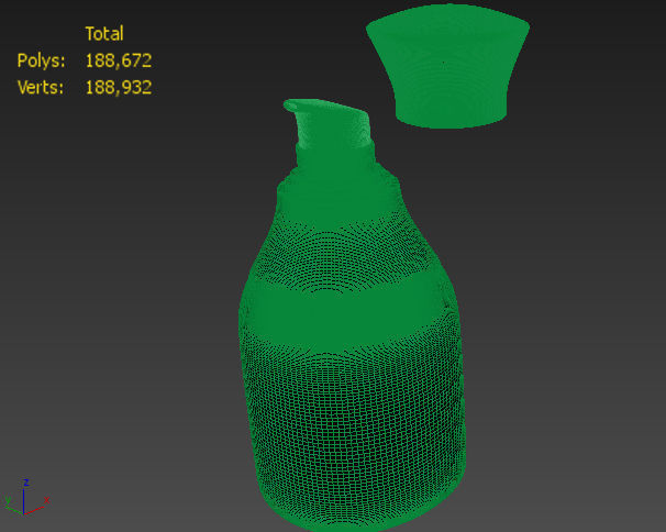 4 Luxury Bottle and Box - Pack 01 - 3D model_5