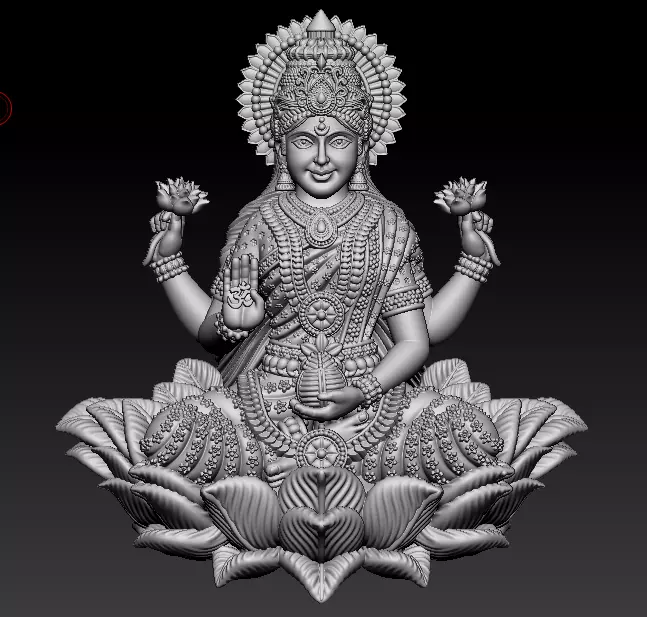 Laxmi Mata 3D print model 3D print model