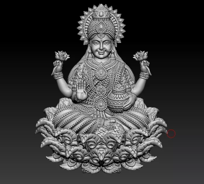 Laxmi Mata 3D print model 3D print model