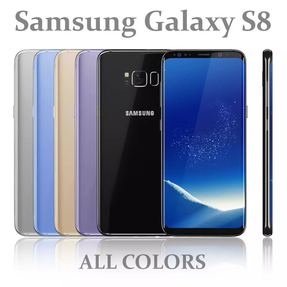 Samsung Galaxy S8 All colors 3D model_0