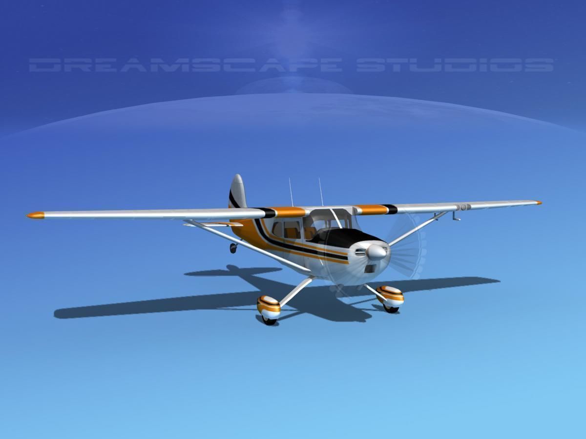 Cessna 170 V01 3D model_2