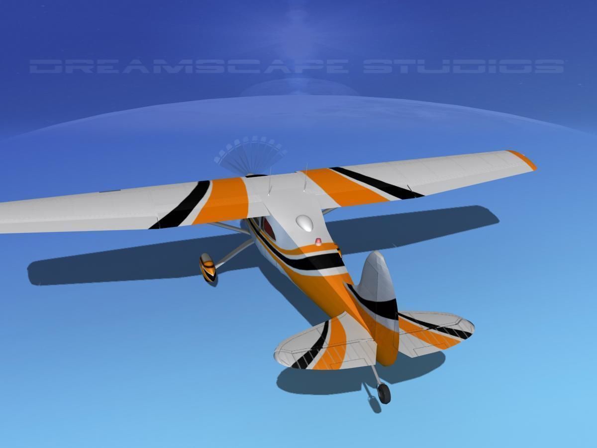 Cessna 170 V01 3D model_7