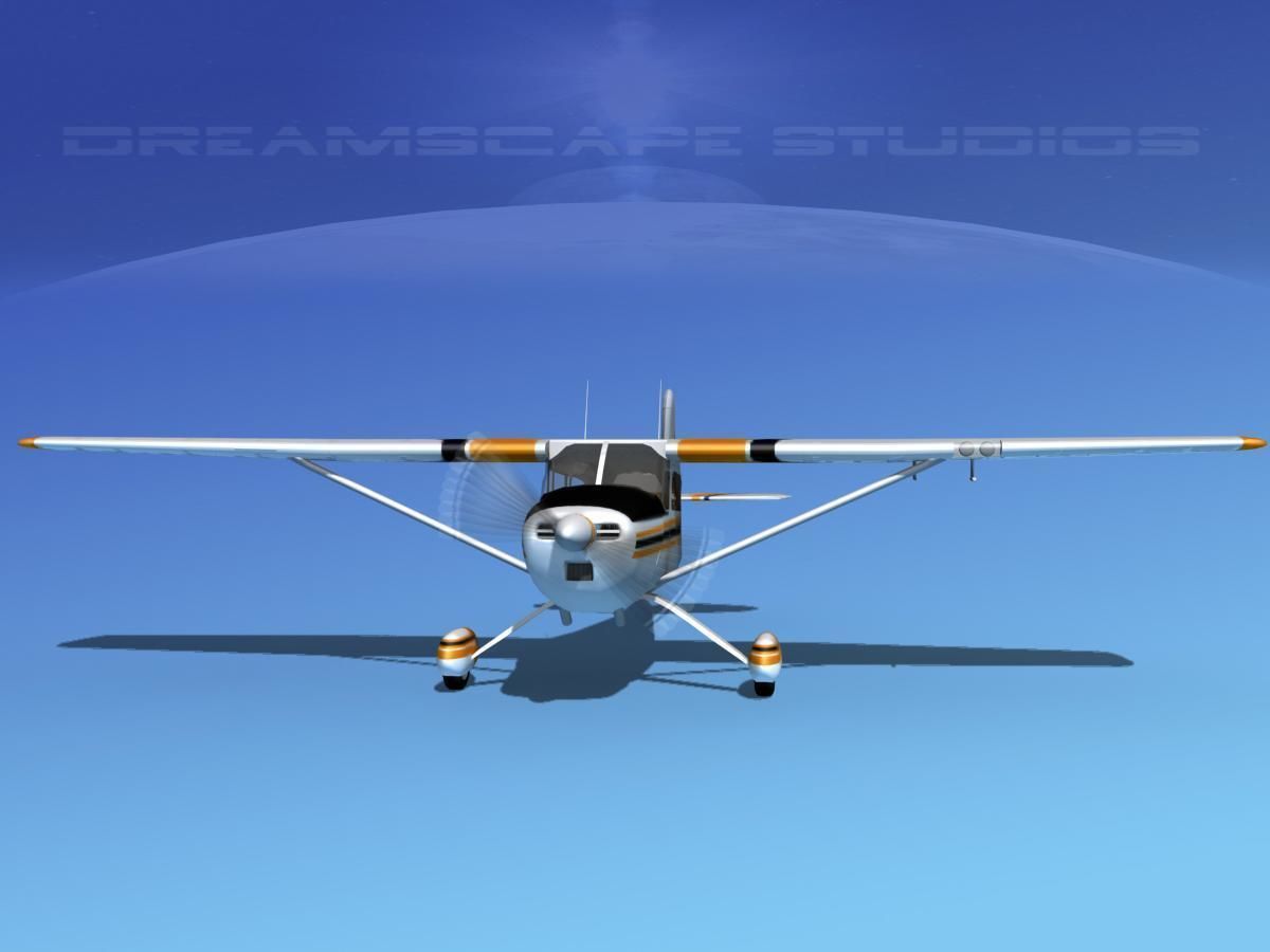 Cessna 170 V01 3D model_1