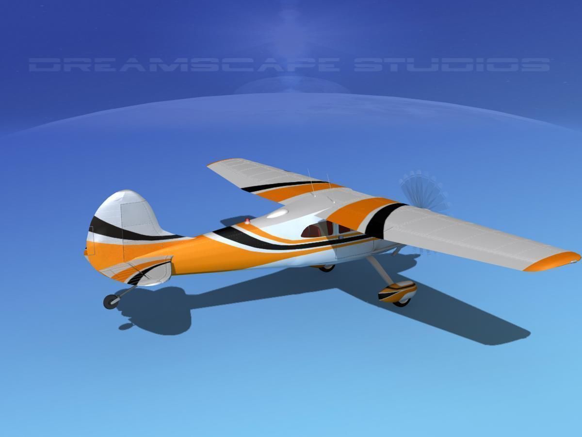 Cessna 170 V01 3D model_5