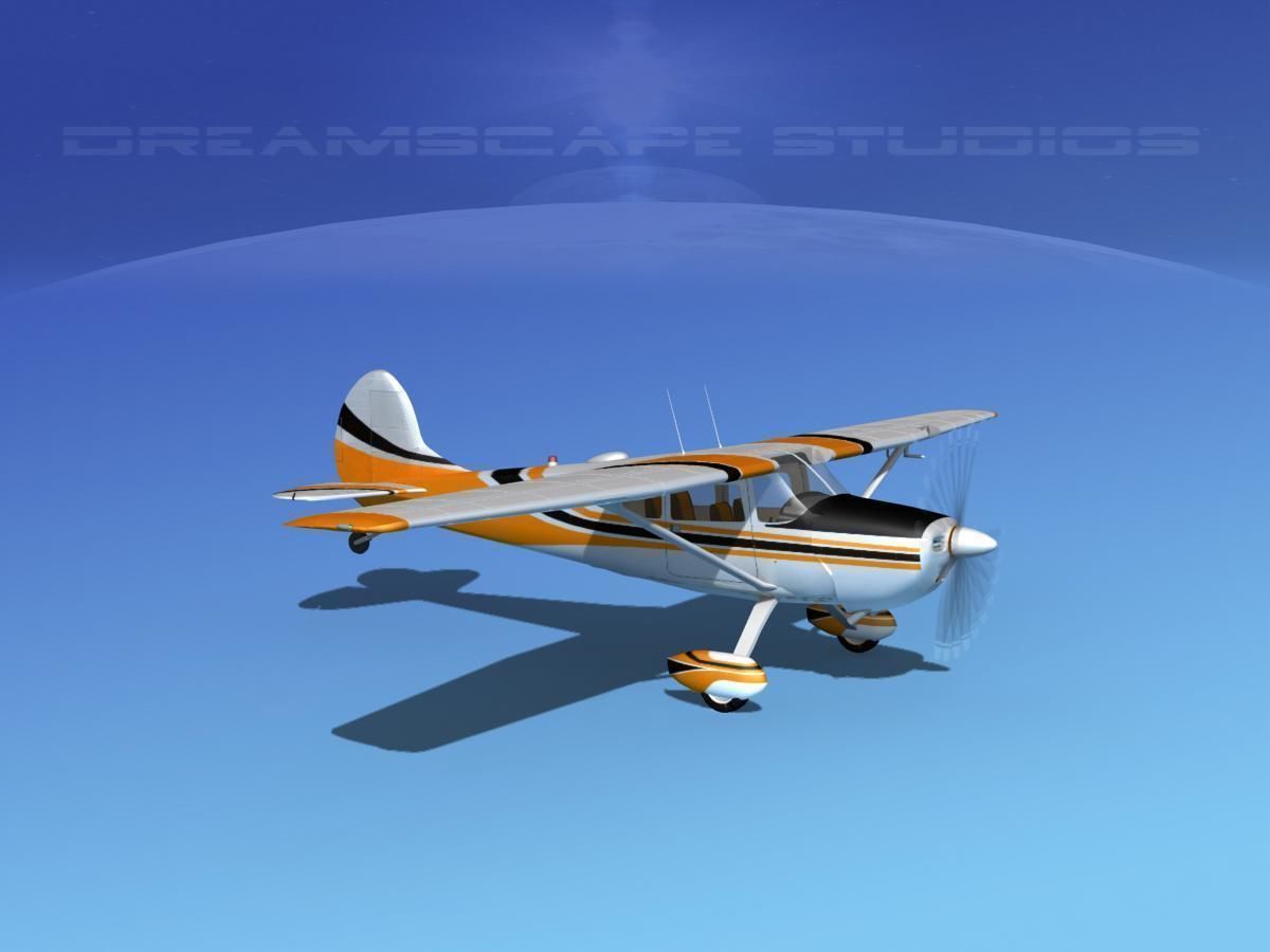 Cessna 170 V01 3D model_3
