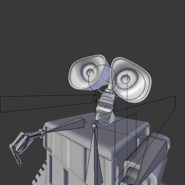 RIGGED Wall-E 3D model_3