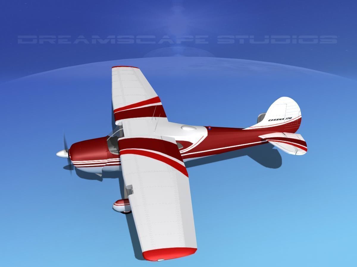 Cessna 170 V02 3D model_9