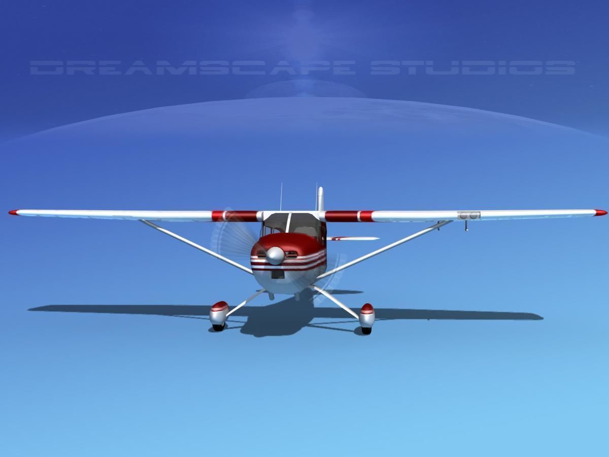 Cessna 170 V02 3D model_1