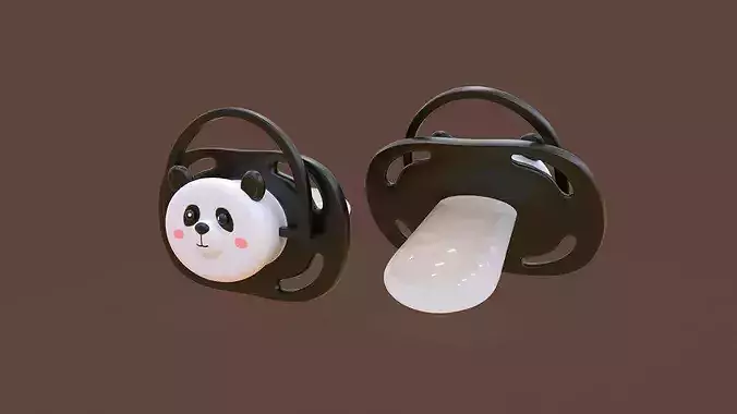 Cute Panda Baby Pacifier 