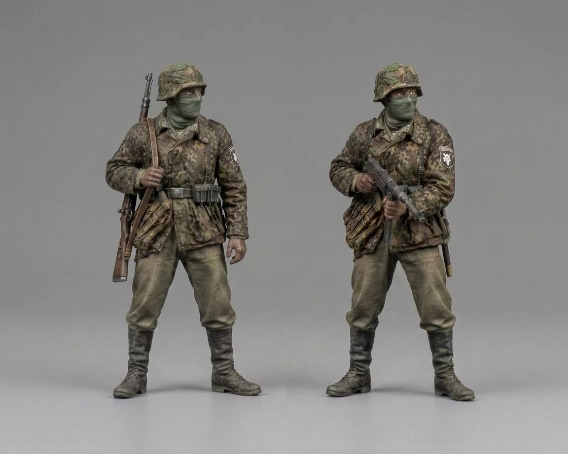 Wehrwolf Soldier STL File Fully Customizable 3D print model