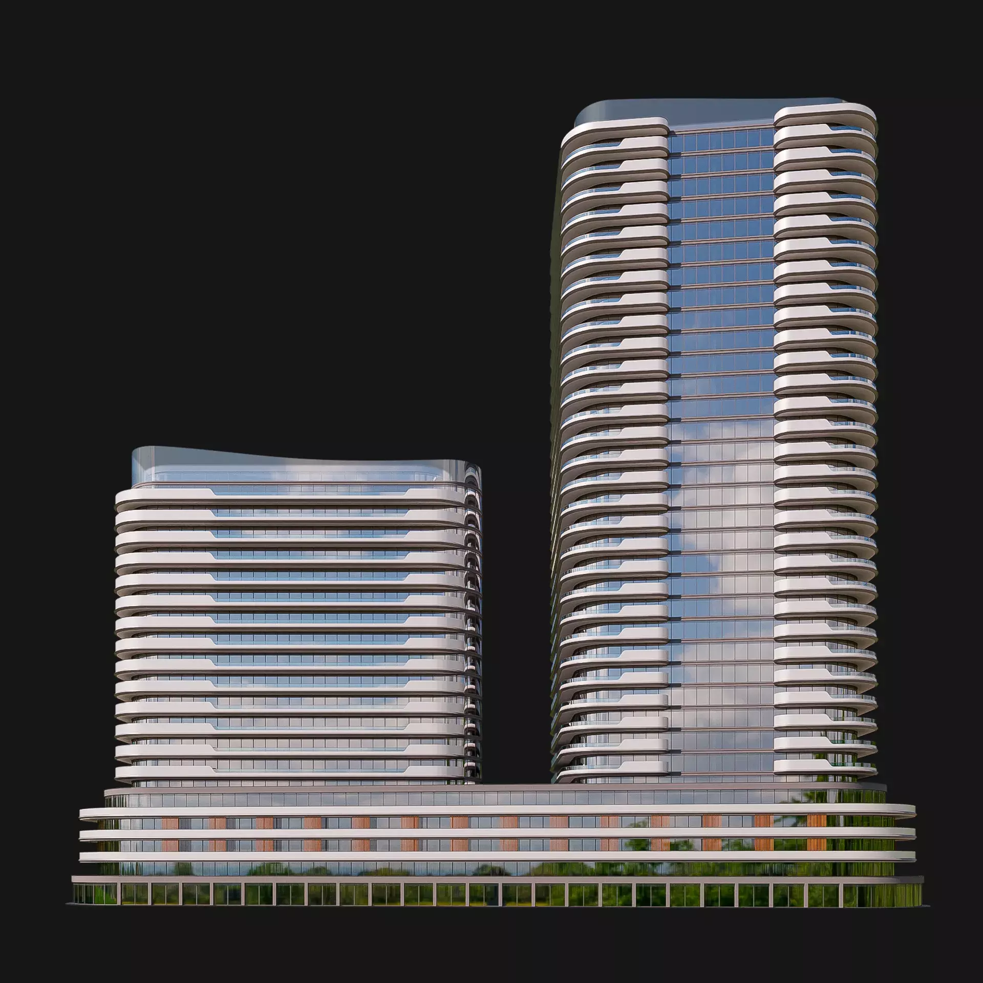 Urban Peak Residences Free 3D model