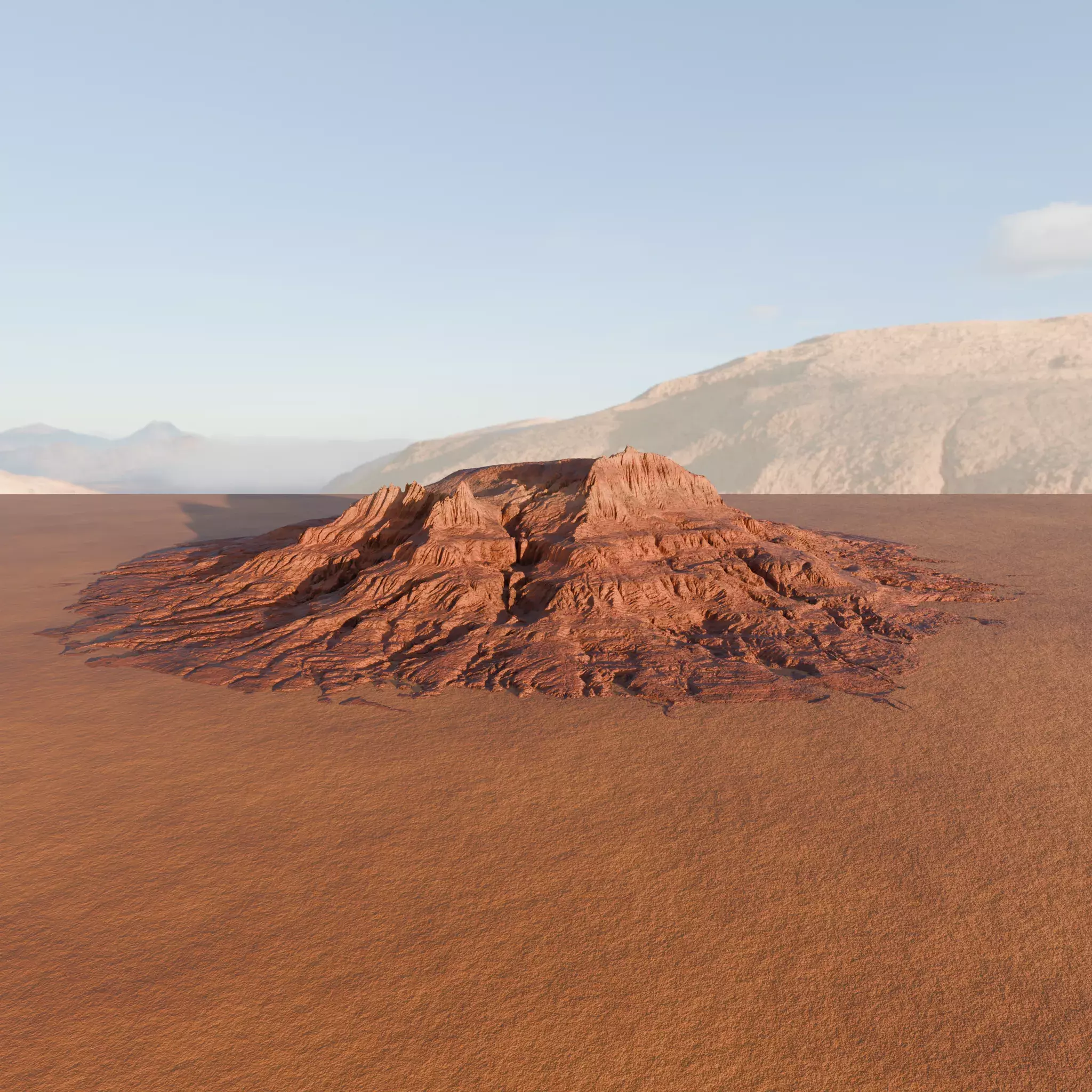 Mesa Cliff Free 3D model