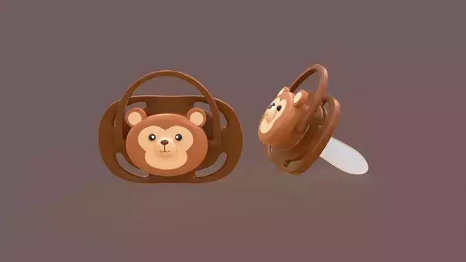 Cute Monkey Baby Pacifier