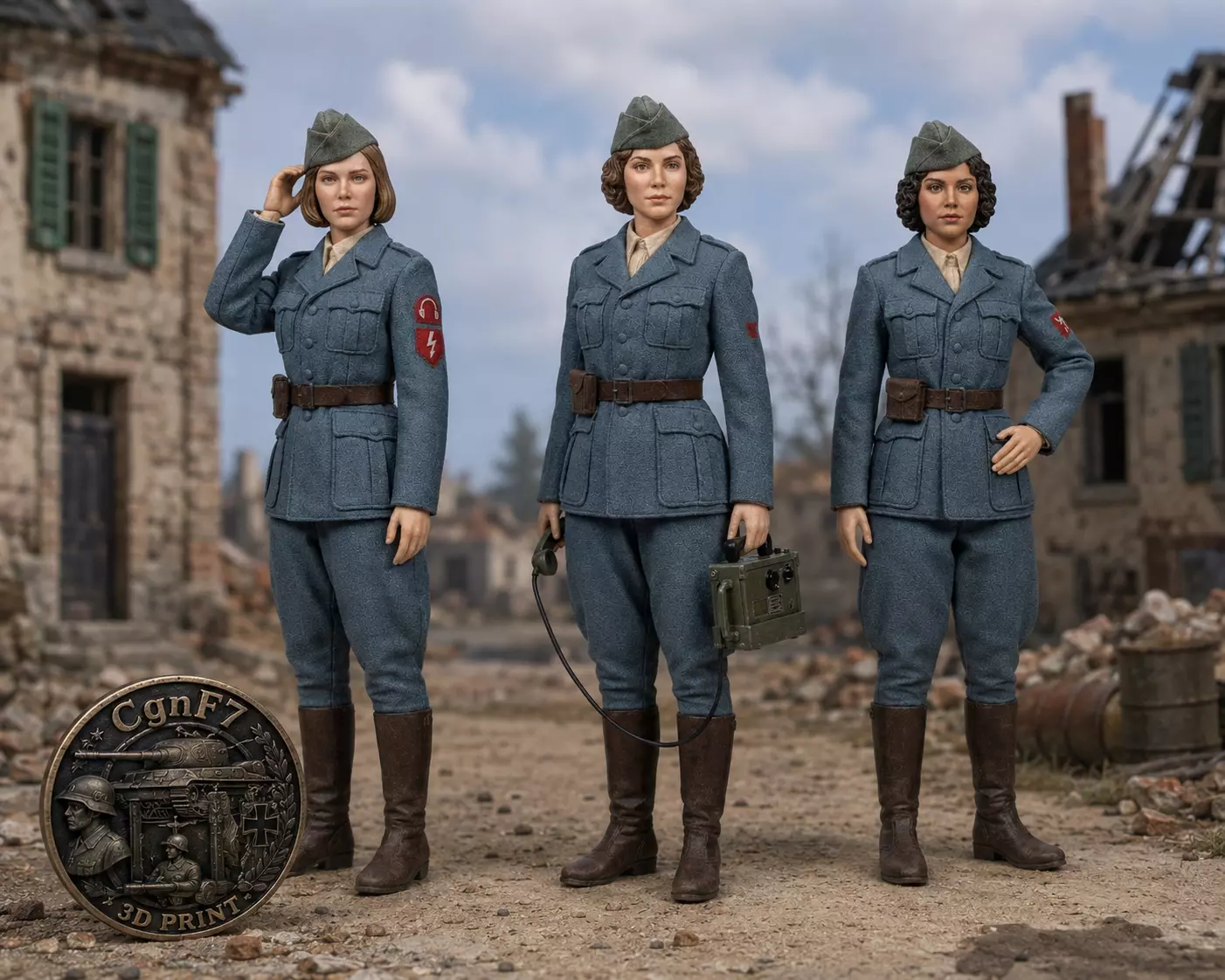 BLITZMADCHEN COMMUNICATIONS SET 3D print model