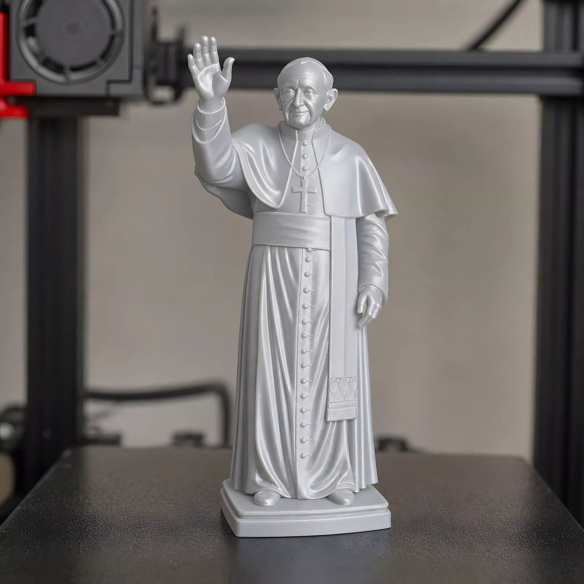 Pope Benedict XVI Blessing Statue 3D Print Model 3D print model