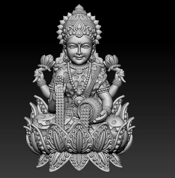 Laxmi Mata 3D print model 3D print model
