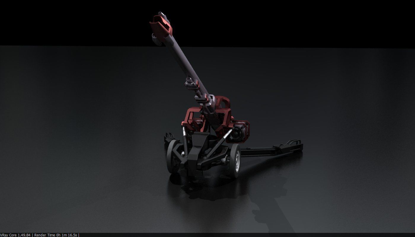 Original Star Fiction cannon 3D print model_7