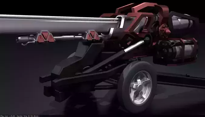 Original Star Fiction cannon 3D print model