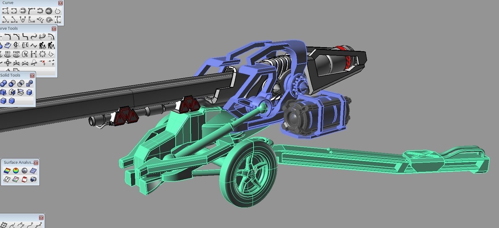 Original Star Fiction cannon 3D print model_4