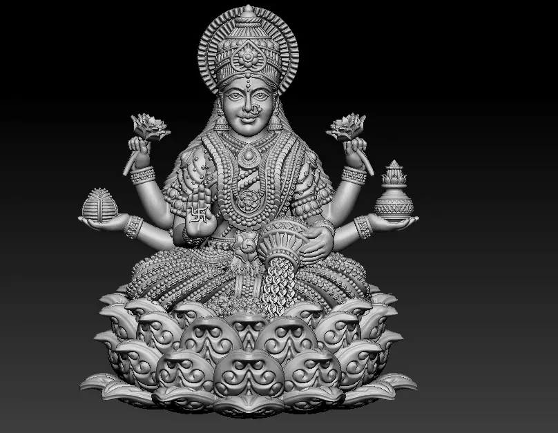 Laxmi Mata 3D print model 3D print model