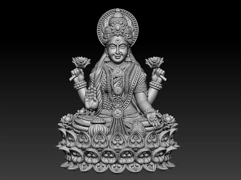 Laxmi Mata 3D print model 3D print model
