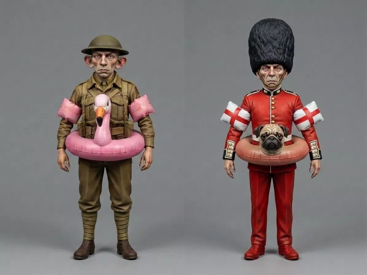English Soldier 3D print model