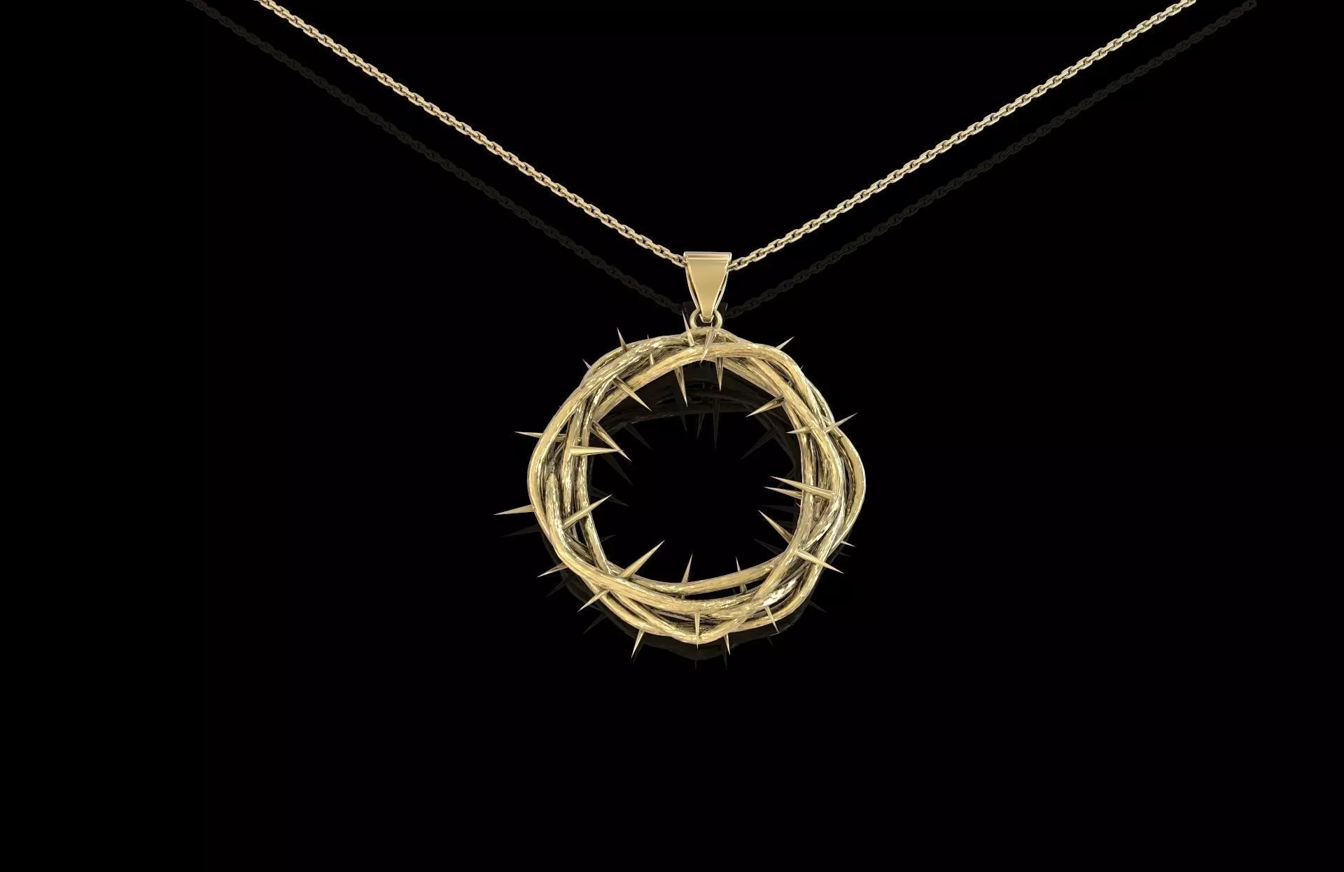 Jesus crown 3D print model 3D print model_0