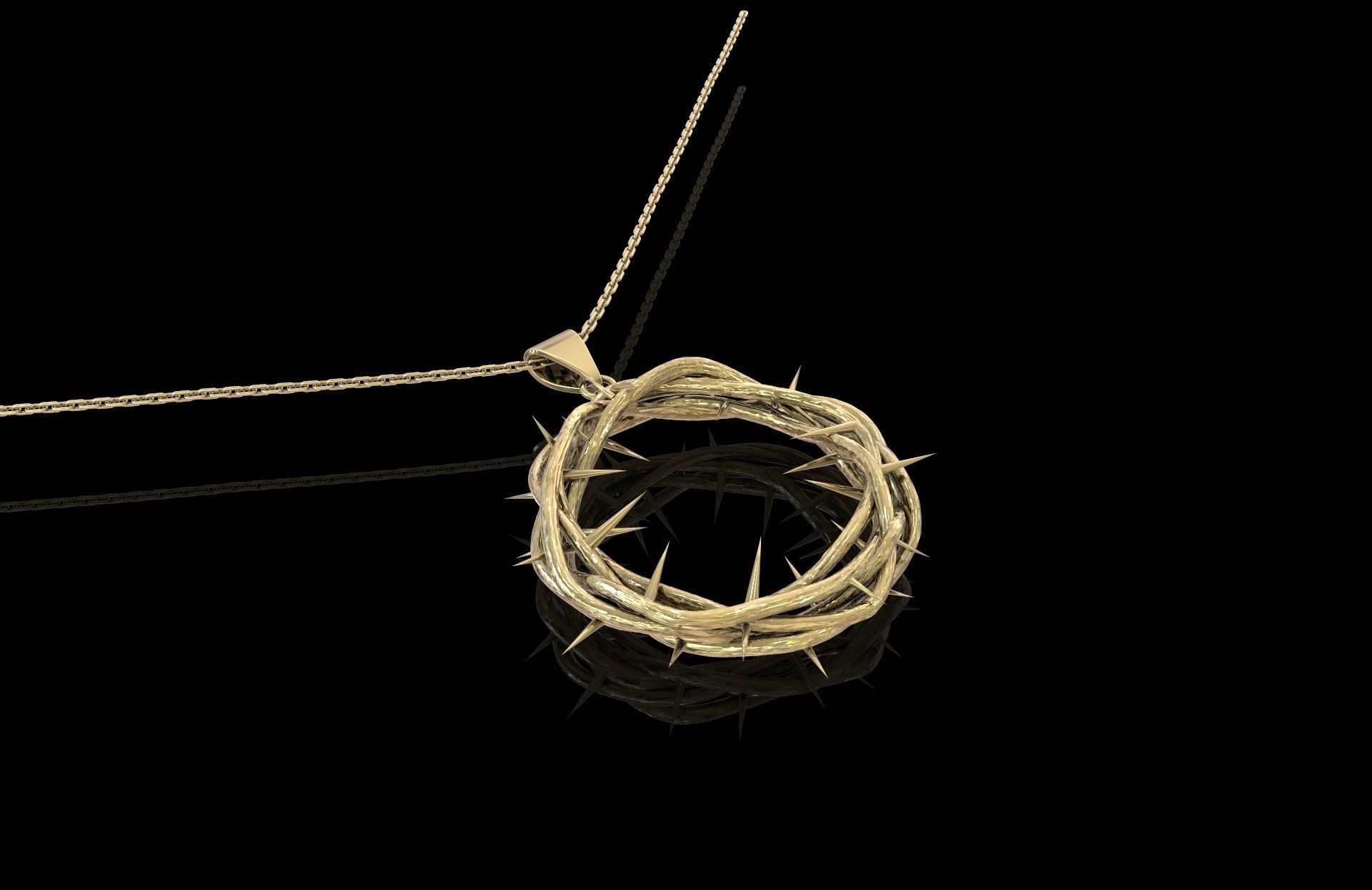 Jesus crown 3D print model 3D print model_1