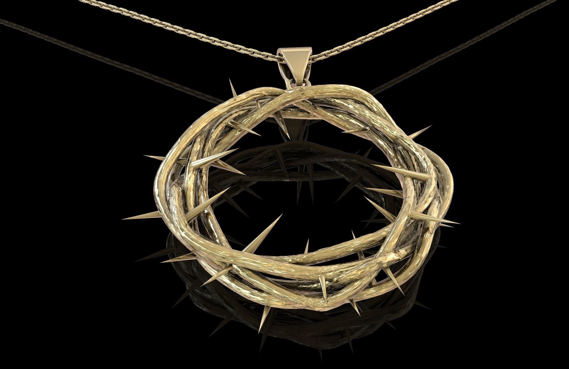 Jesus crown 3D print model 3D print model_2