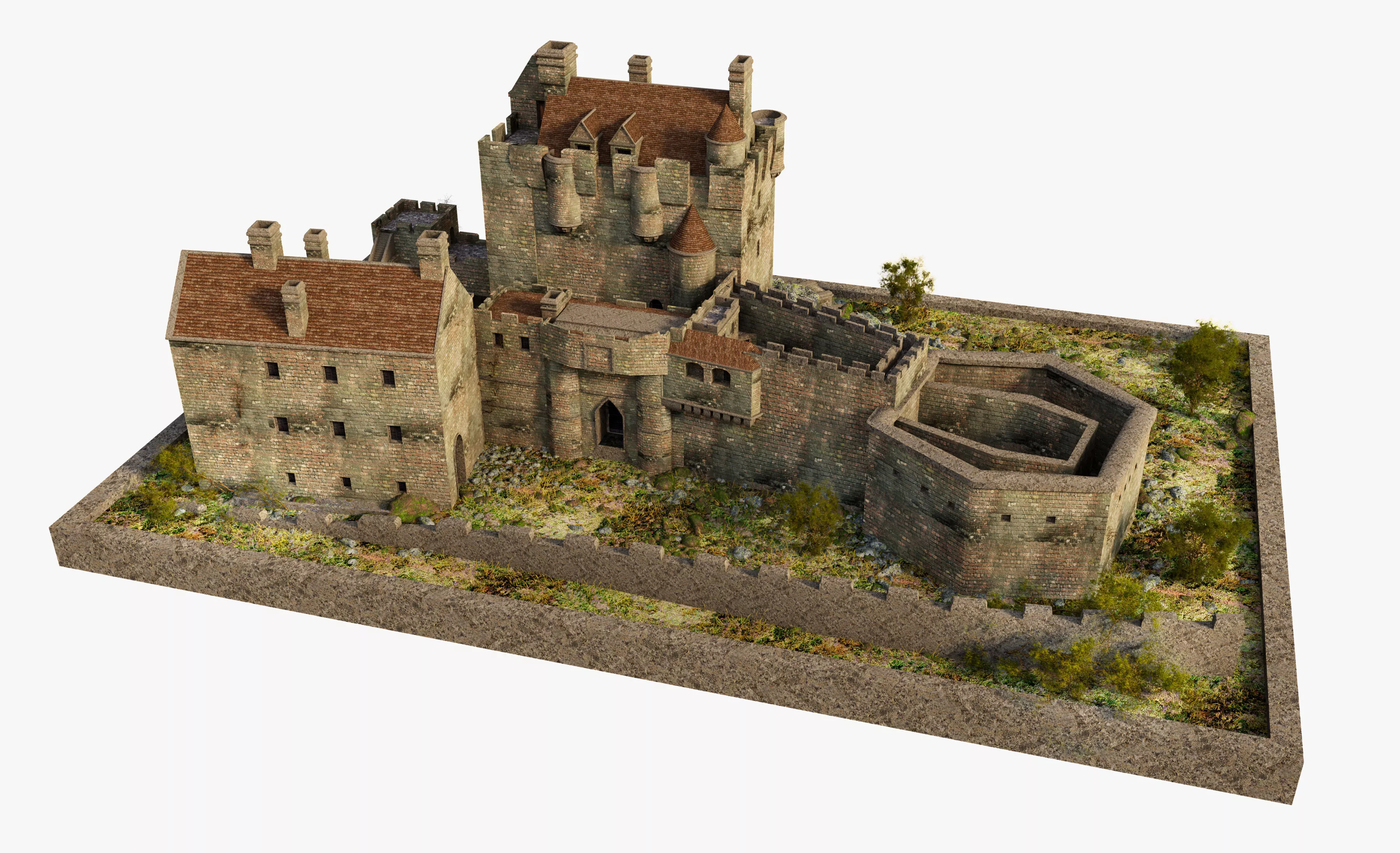 Eilean Donan Castle 3D model