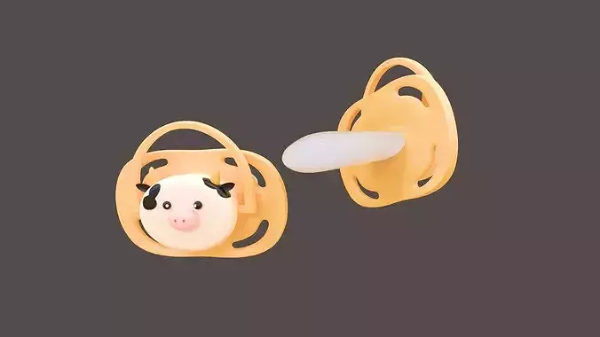 Cute Cow Baby Pacifier