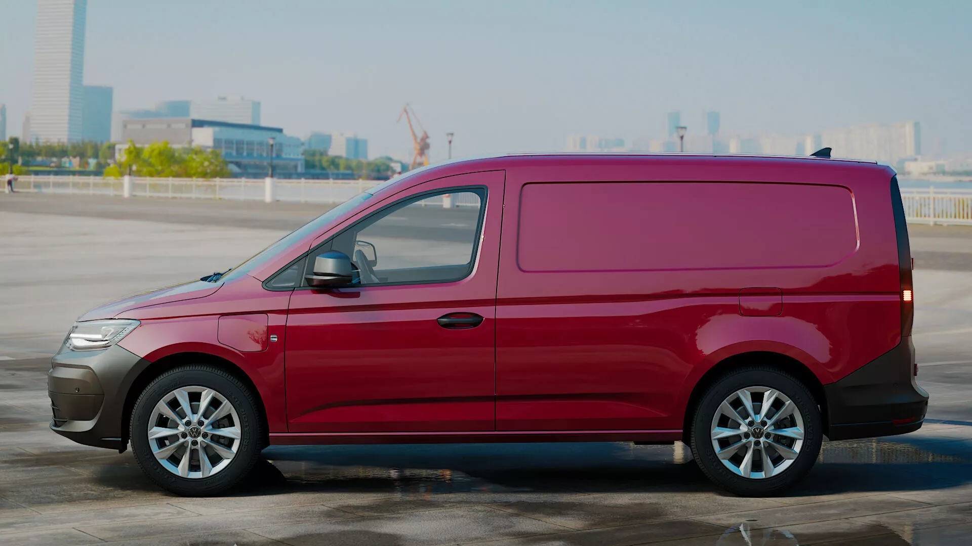 VW Caddy Cargo LWB Hybrid 2027 3D model