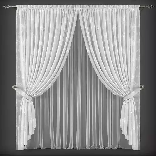 Curtain 3D model 267