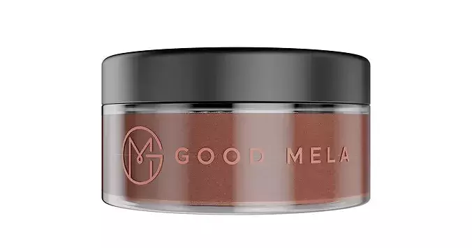 Makeup Powder Jar Packaging 3D model 6