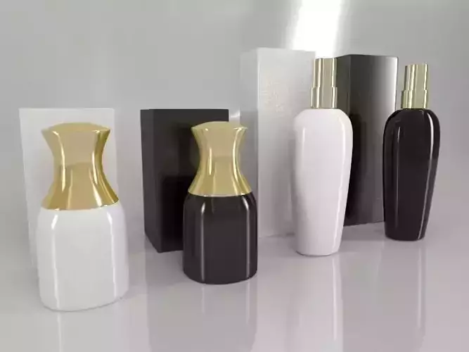 4 Luxury Bottle and Box - Pack 02 -