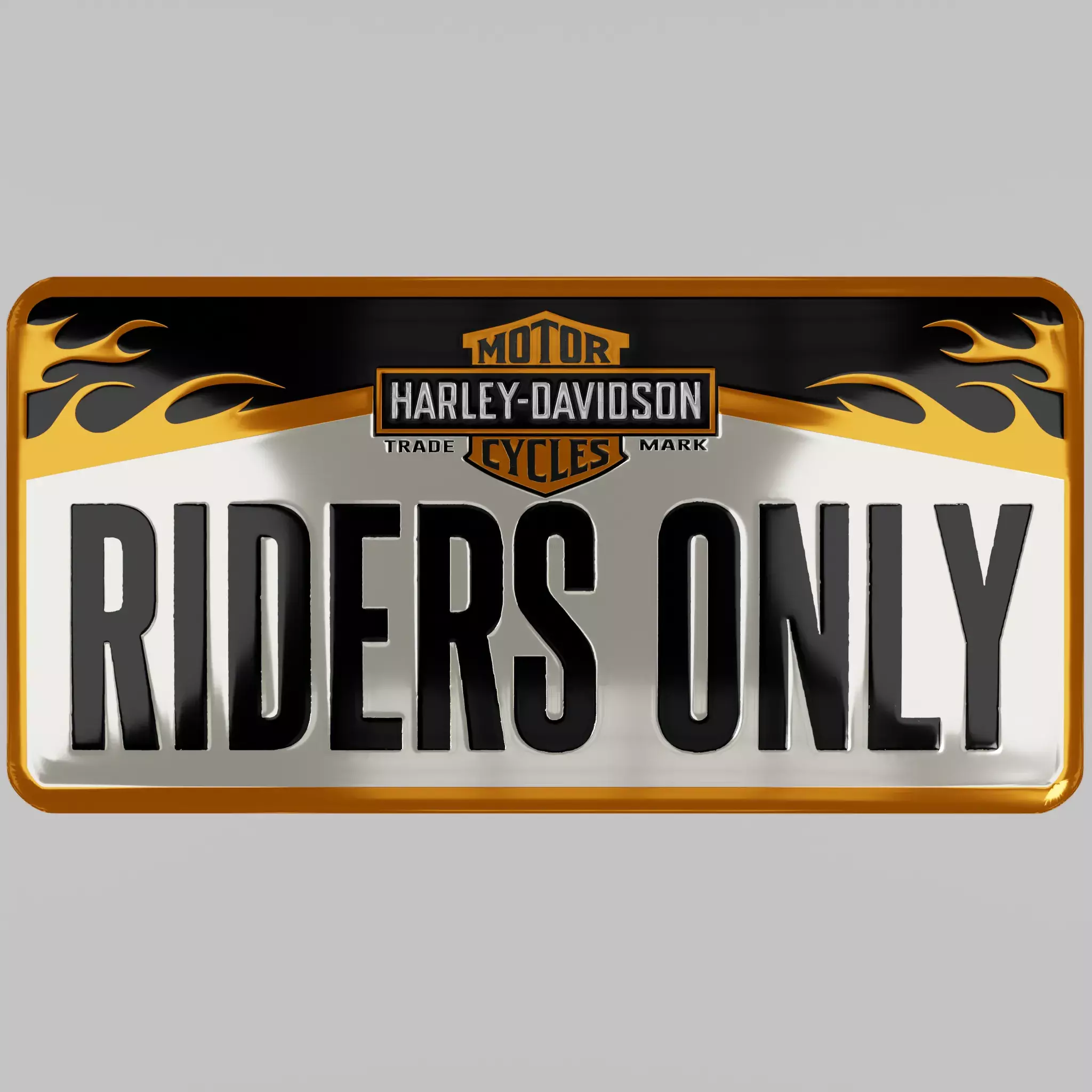 Harley Davidson Riders Only New Free 3D model