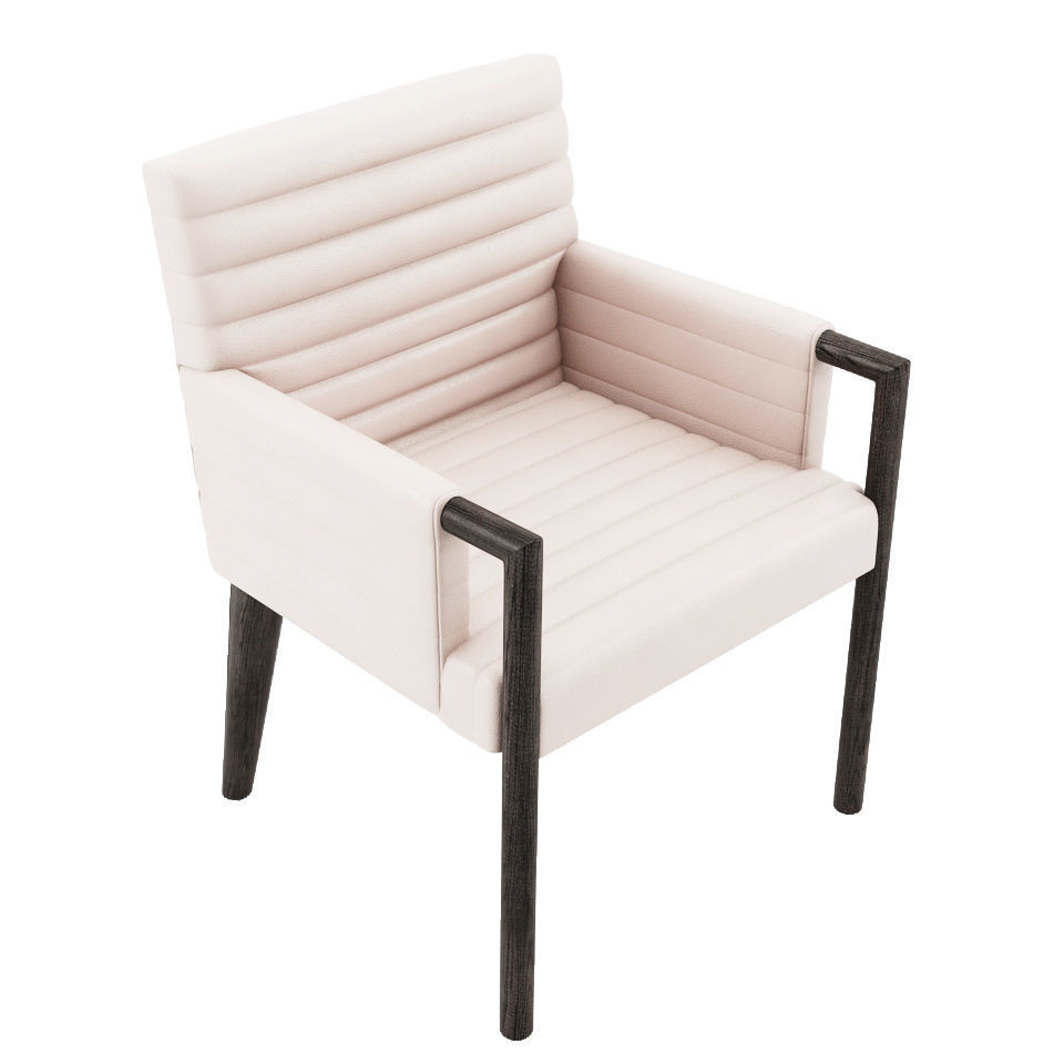 Gosha Quilted Arm Chair - Bright Chair 3D model_2