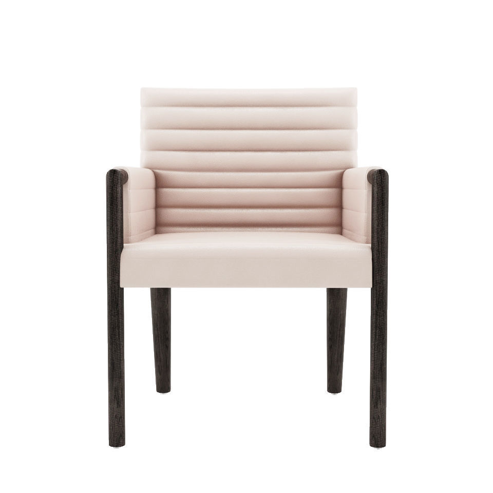 Gosha Quilted Arm Chair - Bright Chair 3D model_1