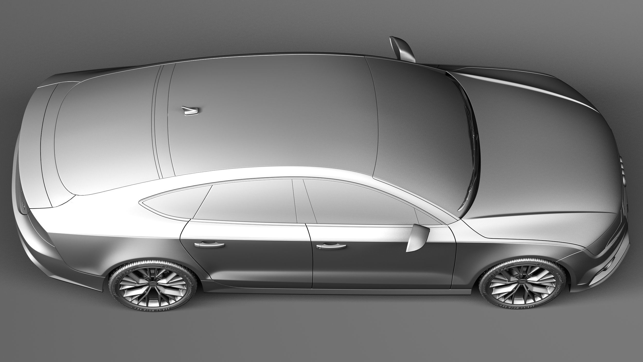 Audi A7 2015 3D model_14