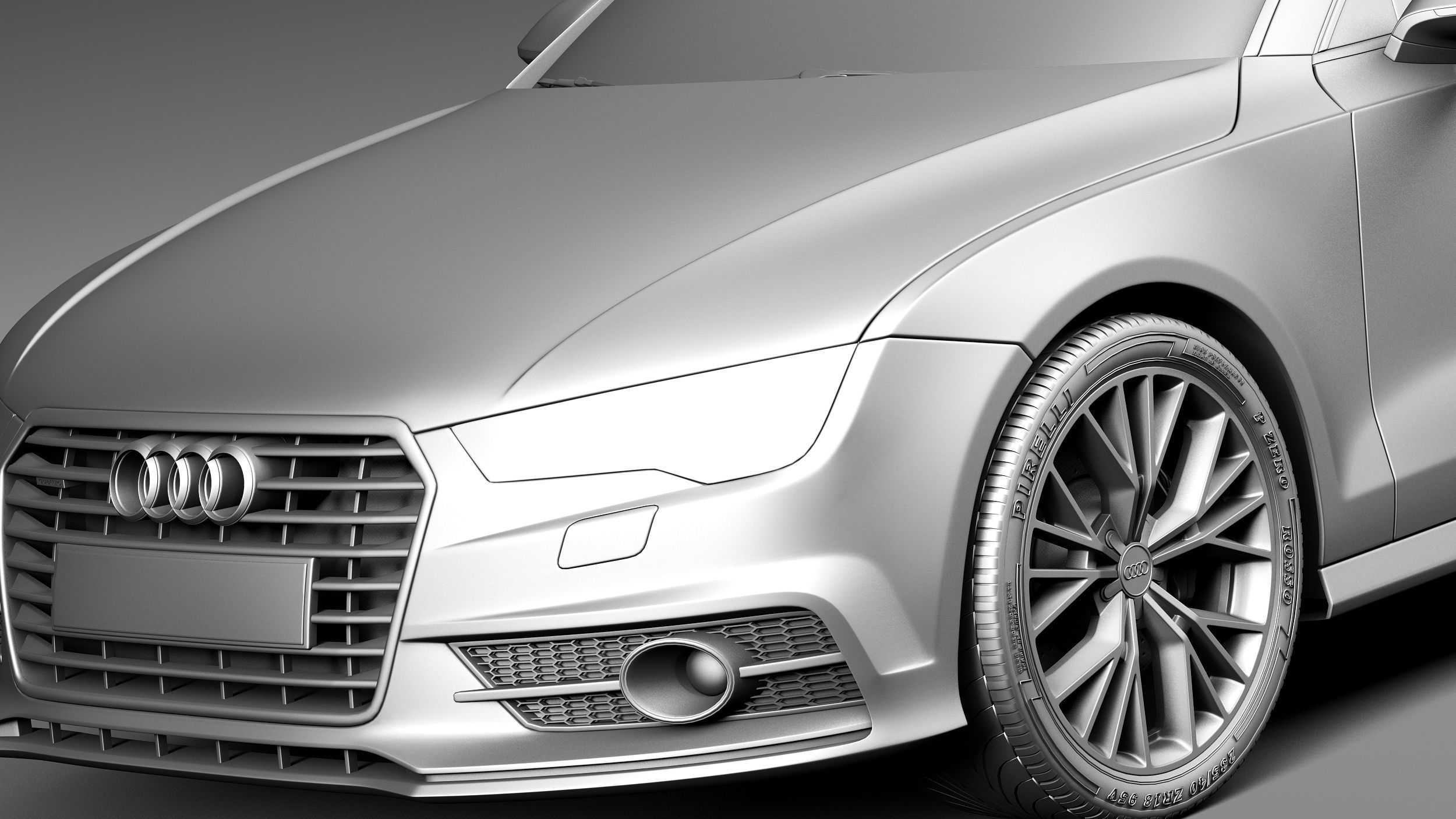 Audi A7 2015 3D model_9